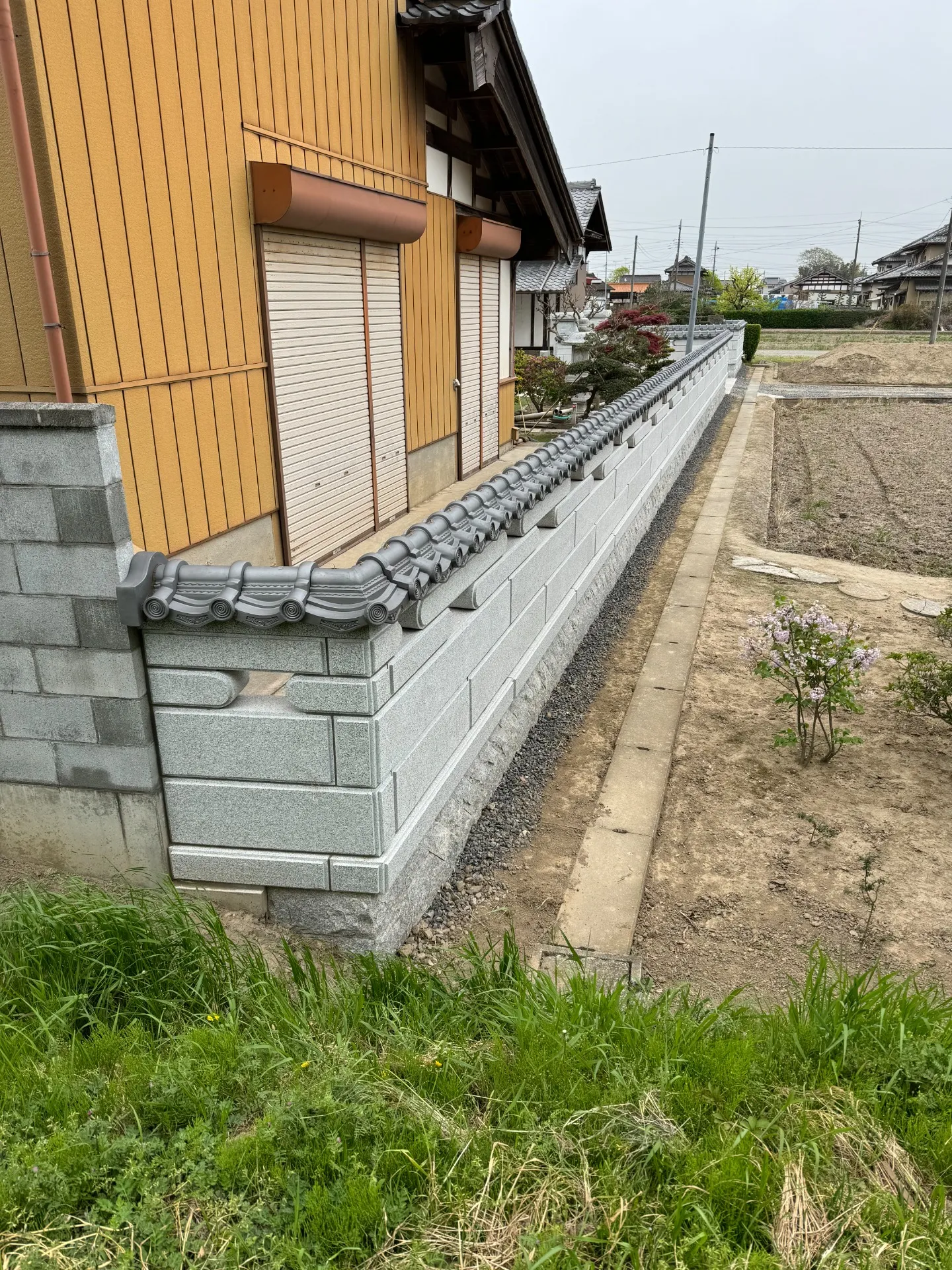 石積×瓦
