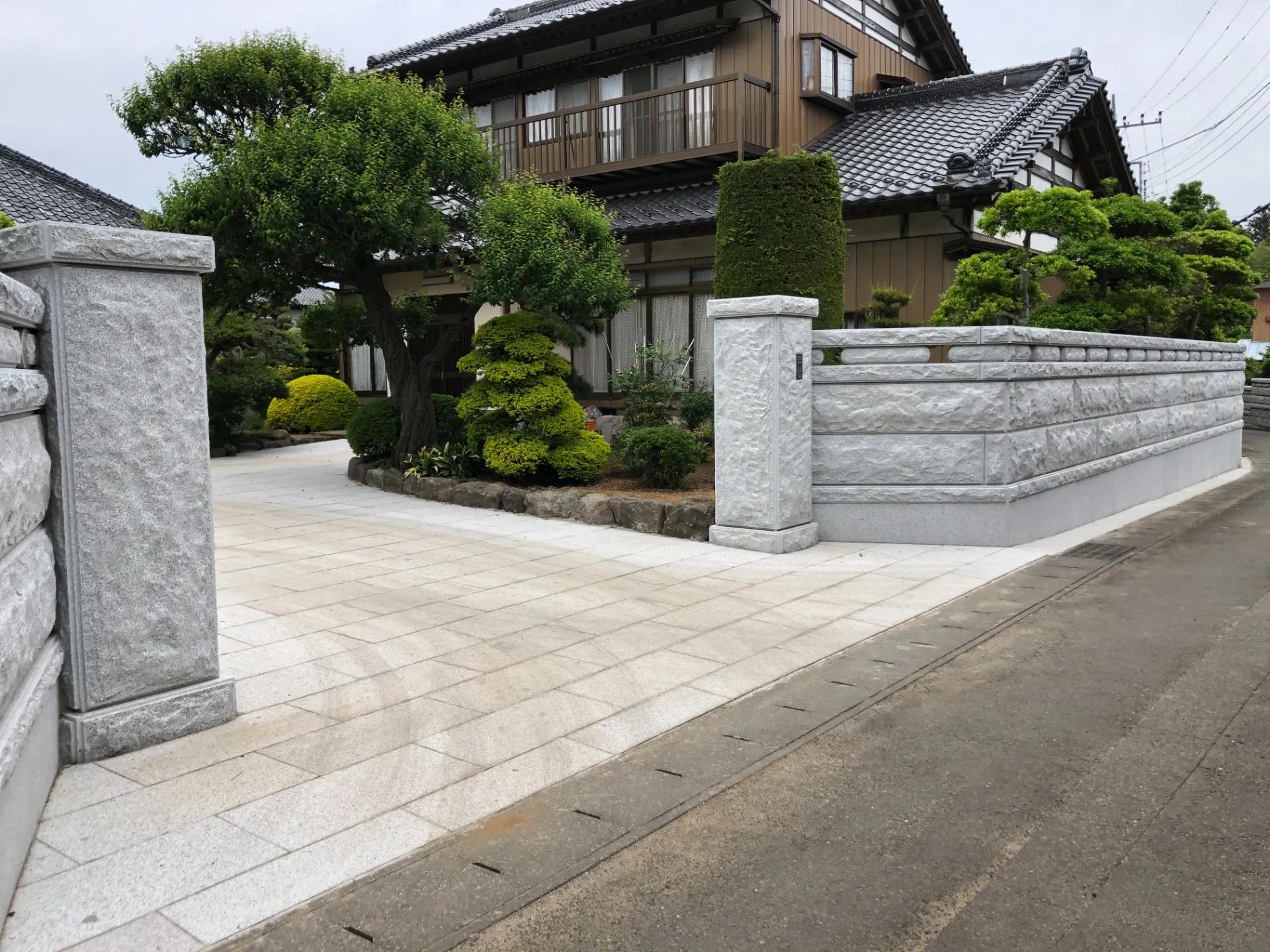 石積×石貼り